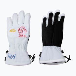 Női síkesztyűk Rossignol JCC R-Shell Dry white