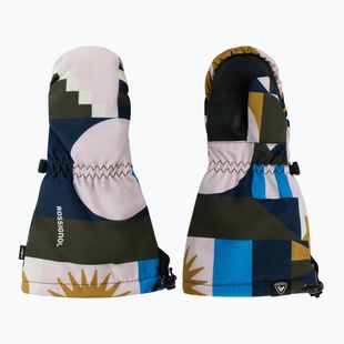 Gyerek síkesztyűk Rossignol Mittens R-Shell Dry jr potpourri dazzle blue