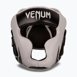 Gyerek boksz fejvédő Venum Challenger Kids white/black