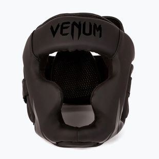 Gyerek boksz fejvédő Venum Challenger Kids black/black