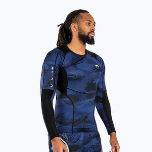 Férfi Venum Electron 3.0 Rashguard navy hosszú ujjú ruházat