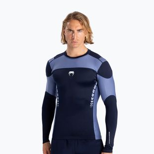Férfi Venum Tempest Rashguard hosszú ujjú edzőruha tengerészkék/kék