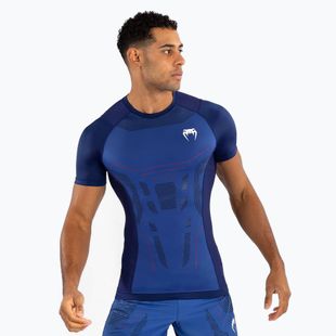 Férfi Venum Technical 3.0 rövid ujjú Rashguard éjszakai kék