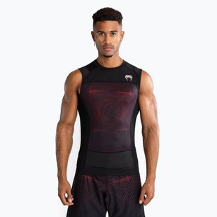 Venum G-Fit Air férfi ujjatlan Rashguard tank top mély fekete/tűzpiros