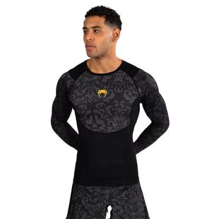 Férfi Venum x Ilia Topuria Unmatched Rashguard hosszú ujjú fekete/arany