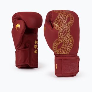 Bokszkesztyű Venum Serpenti Boxing burgundy/ivory