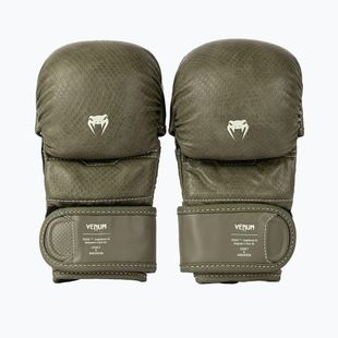 MMA sparringkesztyűk Venum Impact Evo Scales MMA army green