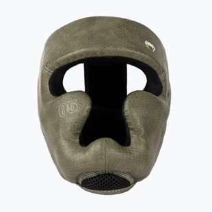 Box fejvédő Venum Impact Evo Scales Headgear army green