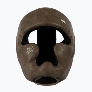 Boksz fejvédő Venum Impact Evo Scales Headgear brown