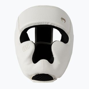 Boksz fejvédő Venum Impact Evo Scales Headgear ivory