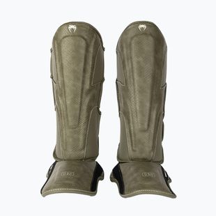 Sípcsont- és lábvédők Venum Impact Evo Scales Shinguards army green