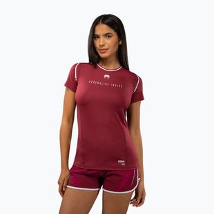Női póló Venum Adrenaline Dry-Tech burgundy/pink