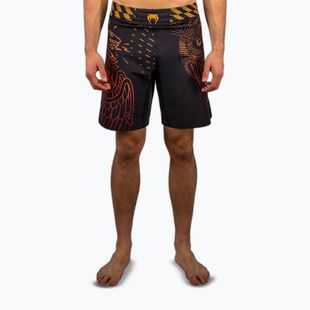 Férfi edző rövidnadrág Venum Quetzal Fury Fightshorts black/fury red/tangerine