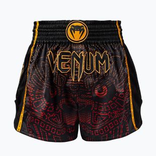 Férfi edzőshort Venum Quetzal Fury Muay Thai black/fury red/tangerine