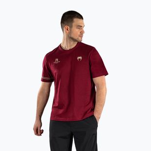 Férfi póló Venum x Rajadamnern burgundy