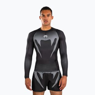 Roshguard férfi hosszú ujjú Venum No Gi Rashguards black/silver grey