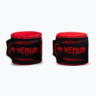 Boksz bandázsok Venum Tartan Handwraps 450 cm fury red