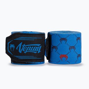 Bokszos kézbandázsok Venum Monogram Hand Wraps Advanced 400 cm blue