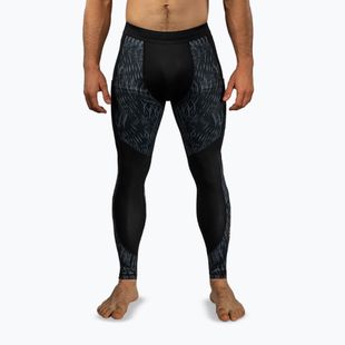 Férfi edzőleggings Venum x Chimaev Spats black/grey