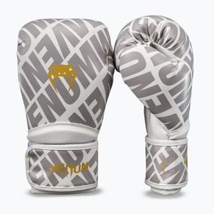 Boxkesztyű Venum Contender 1.5 XT 3D Boxing white/gold