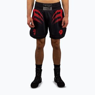 Férfi edzőshortok Venum x Mike Tyson Tiger deep black/intense red