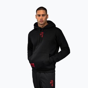 Férfi kapucnis pulóver Venum x Mike Tyson Tiger Hoodie deep black/intense red