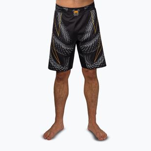 Férfi edzőshort Venum Matupa Fightshorts black/grey/gold