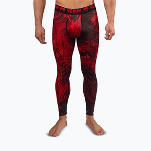 Férfi edző leggings Venum Wolf Attack Spats black/red