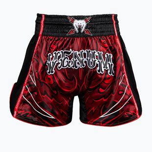 Férfi edzőshort Venum Wolf Attack Muay Thai Shorts black/red