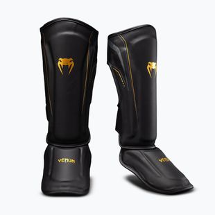 Sípcsont- és lábfejvédők Venum Streamline Shin black/gold