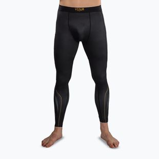 Férfi edzőleggingsek Venum Streamline Spats black/gold