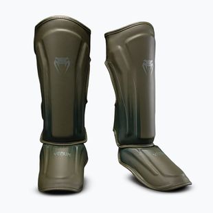 Sípcsont- és lábfejvédők Venum Stealth Shin khaki/dark green