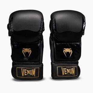 MMA kesztyűk Venum Attack 2.0 Sparring Leather black/gold