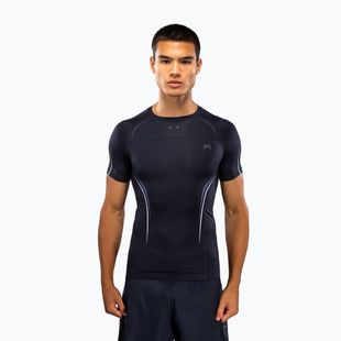 Férfi rashguard Venum G-Core Rashguard SS navy blue/white