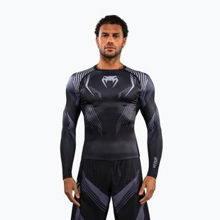 Férfi hosszú ujjú rashguard Venum No-Gi 6.0 Rashguard black/grey