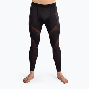 Férfi edzőleggingsek Venum No-Gi 6.0 Spats Black/Brown
