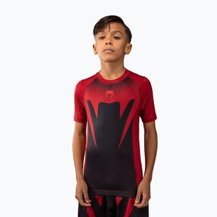 Gyerek rashguard Venum Attack Rashguard SS black/red