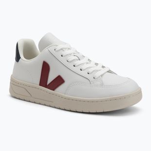 Női cipő VEJA V-12 Leather white/marsala/nautical