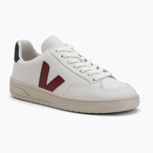 Férfi cipők VEJA V-12 Leather white/marsala/navy