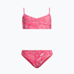 Gyermek kétrészes fürdőruha ROXY Vacay For Life Crop Top Set 2021 sunkissed coral tropical tide