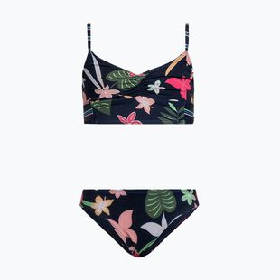 Gyermek kétrészes fürdőruha ROXY Vacay For Life Crop Top Set 2021 mood indigo alma swim