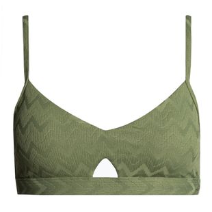 Fürdőruha felső ROXY Current Coolness Bralette 2021 loden green