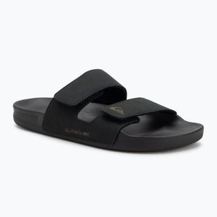 Quiksilver Férfi Rivi Leather Double Adjust flip-flop fekete 1
