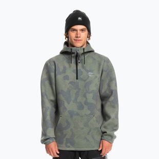 Quiksilver Shredder Hoodie tie dye igaz fekete snowboard melegítőfelső