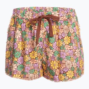 Női rövidnadrág ROXY Coastline Ride root beer all about sol mini