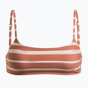 Fürdőruha felső ROXY Printed Beach Classics cedar wood happy stripe