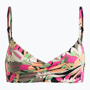 Fürdőruha felső ROXY Printed Beach Classics Wrap anthracite palm song s
