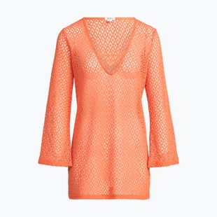 Roxy Love Coastline Beach V Neck apricot brandy női egyberuha