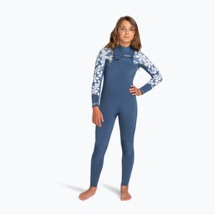 Gyerek úszóruha ROXY 4/3 mm Swell Series Chest Zip GBS Wetsuit wild wind drifter floral
