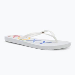 ROXY Sandy III női flip flop fehér/szivárványos monogrammal